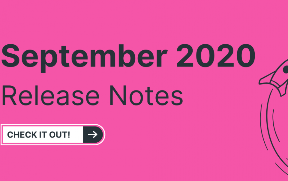 September 2020 Release Notes