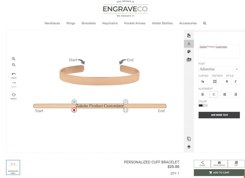 engraveco customized jewelry