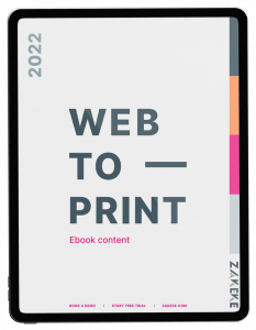 web to print ebook
