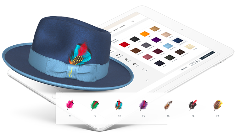 3D configuration for hat