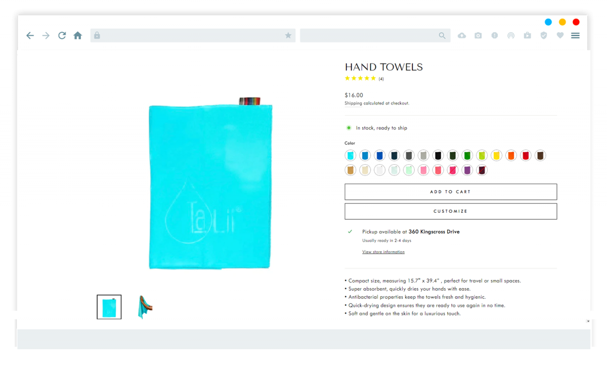 Customer Success Stories TaLii Towels Zakeke