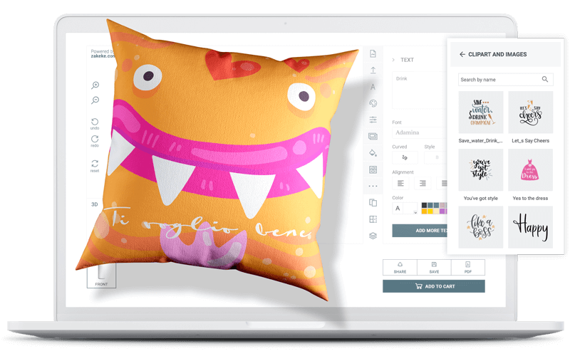 Pillow customizer