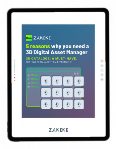 3D digital asset manager infographic