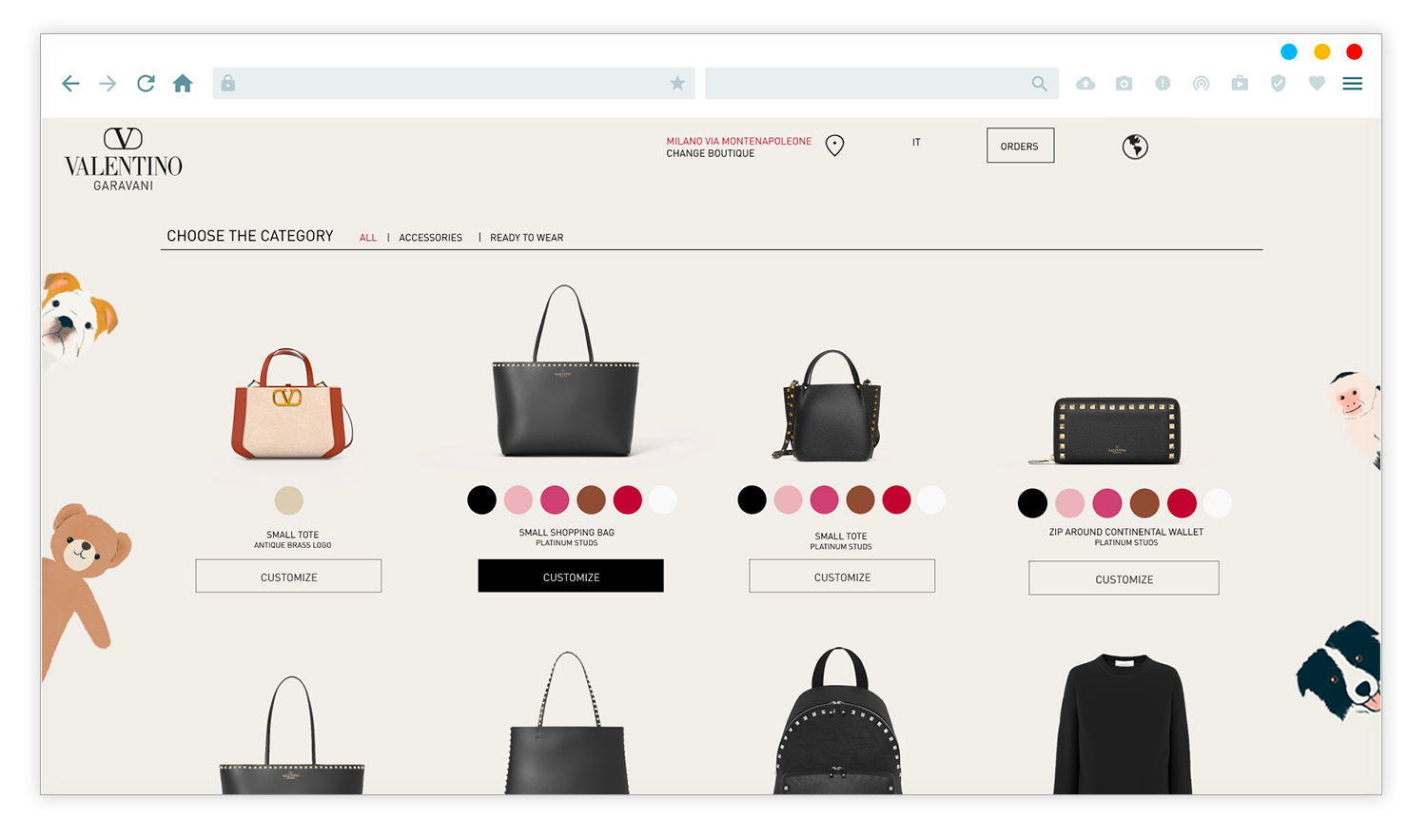 Valentino Garavani Zakeke