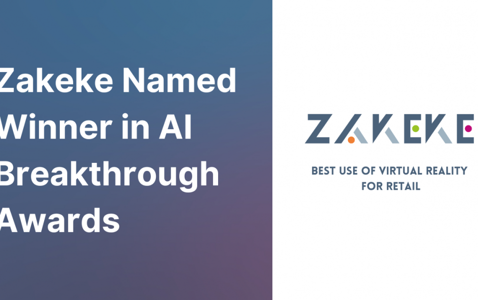 Zakeke Named Winner of AI Breakthrough Awards