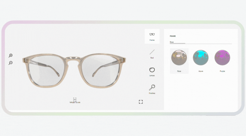 glasses configurator