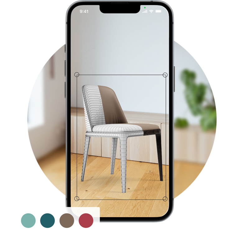 Chair configurator and ar viewer