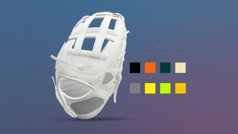 Baseball glove customizer