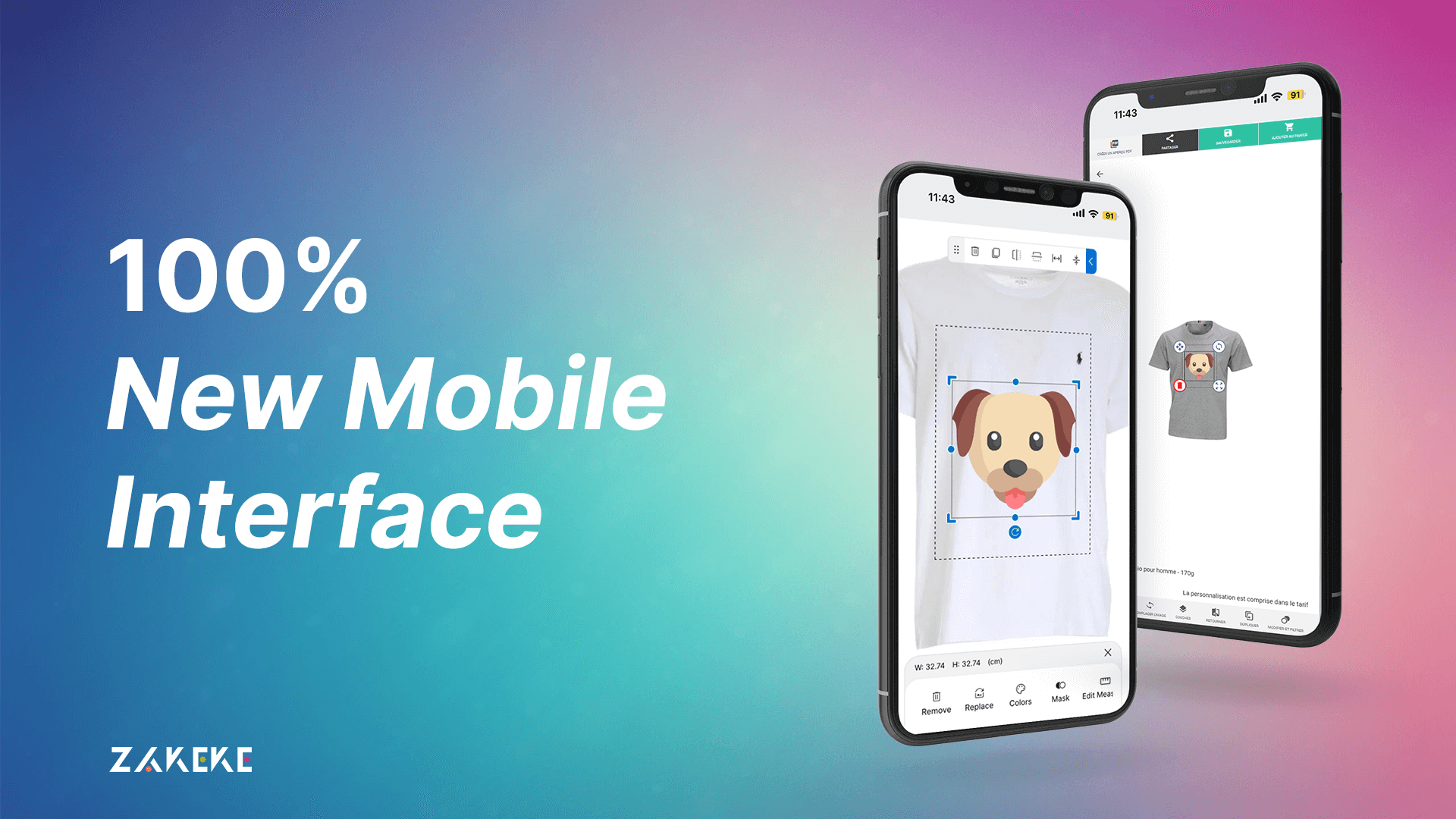 Zake Design New Zakeke Customizer UI: Faster, Smarter, Mobile-First | Zakeke