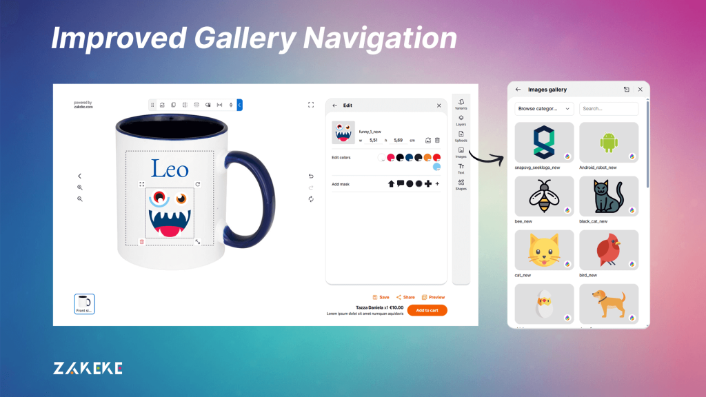 Improved Gallery Navigation