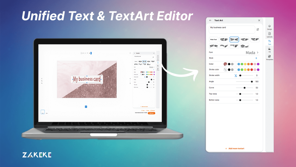 Unified Text & TextArt Editor